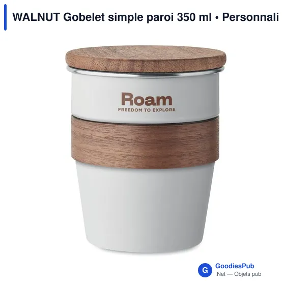 WALNUT Gobelet simple paroi 350 ml - Image 11