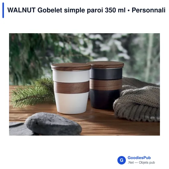 WALNUT Gobelet simple paroi 350 ml - Image 12