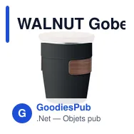 WALNUT Gobelet simple paroi 350 ml - Miniature 3