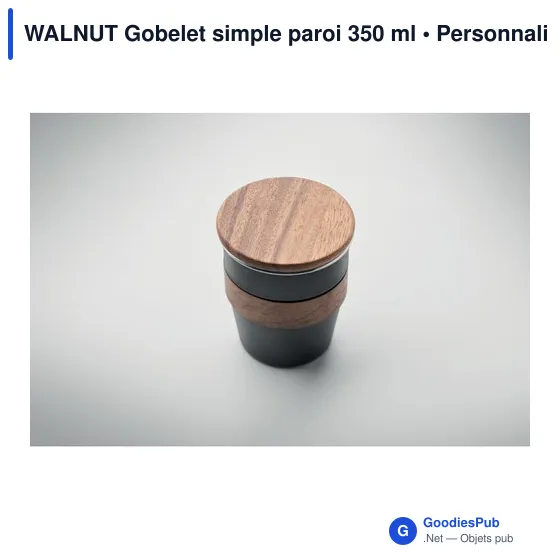WALNUT Gobelet simple paroi 350 ml - Image 4