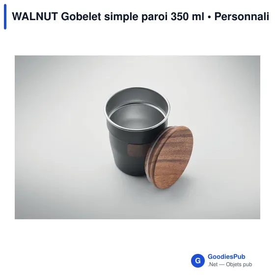WALNUT Gobelet simple paroi 350 ml - Image 6