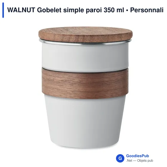 WALNUT Gobelet simple paroi 350 ml - Image 8