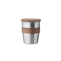 Variante argenté mat - WALNUT Gobelet simple paroi 350 ml