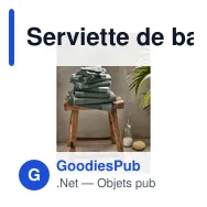 Serviette de bain personnalisable Walra avec logo en coton recyclé - Miniature 11