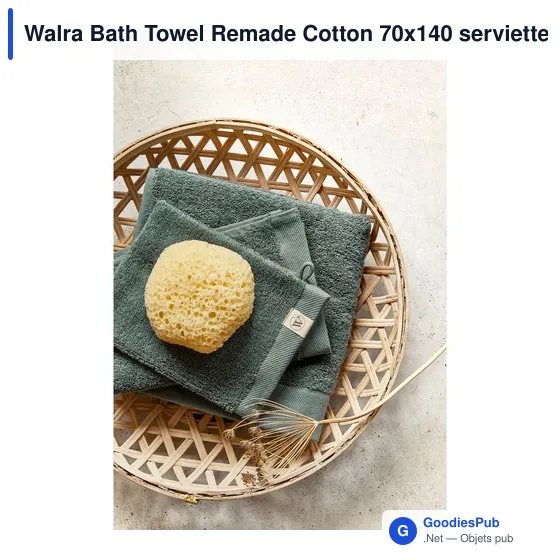 Serviette de bain personnalisable Walra avec logo en coton recyclé - Image 12