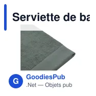 Serviette de bain personnalisable Walra avec logo en coton recyclé - Miniature 10