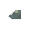 Variante vert foncé - Serviette de bain personnalisable Walra avec logo en coton recyclé