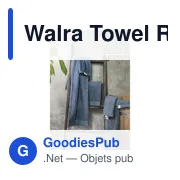 Serviette de toilette personnalisable Walra Towel Remade Cotton 50 x 100 avec logo - Miniature 4