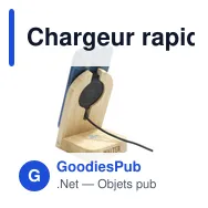 Chargeur rapide personnalisable Walter Bamboo Snap Dock avec logo - Miniature 4