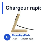 Chargeur rapide personnalisable Walter Bamboo Snap Dock avec logo - Miniature 5