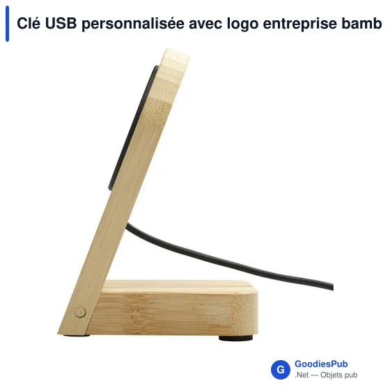 Chargeur rapide personnalisable Walter Bamboo Snap Dock avec logo - Image 5