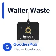 Chargeur sans fil personnalisable Walter Waste Dock avec logo - Miniature 4