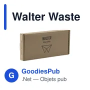 Chargeur sans fil personnalisable Walter Waste Dock avec logo - Miniature 5