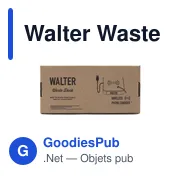 Chargeur sans fil personnalisable Walter Waste Dock avec logo - Miniature 6