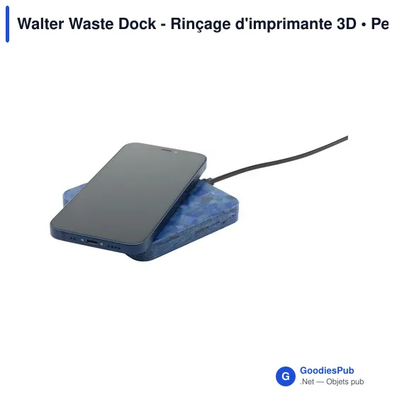 Chargeur sans fil personnalisable Walter Waste Dock avec logo - Image 3
