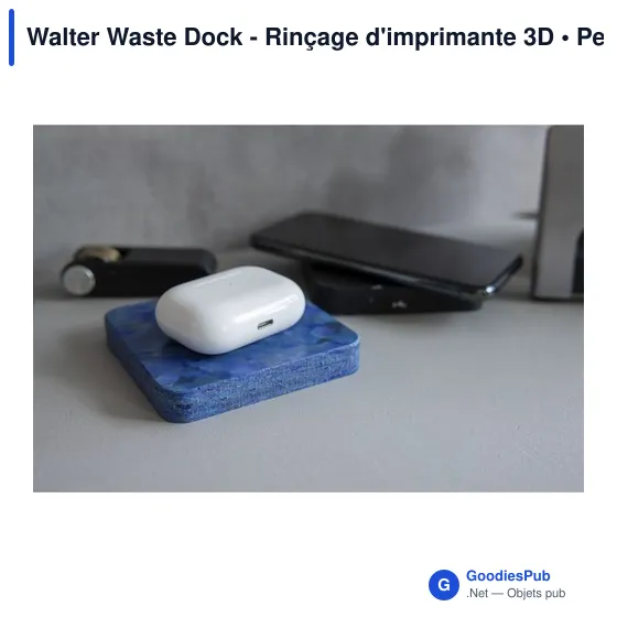 Chargeur sans fil personnalisable Walter Waste Dock avec logo - Image 6