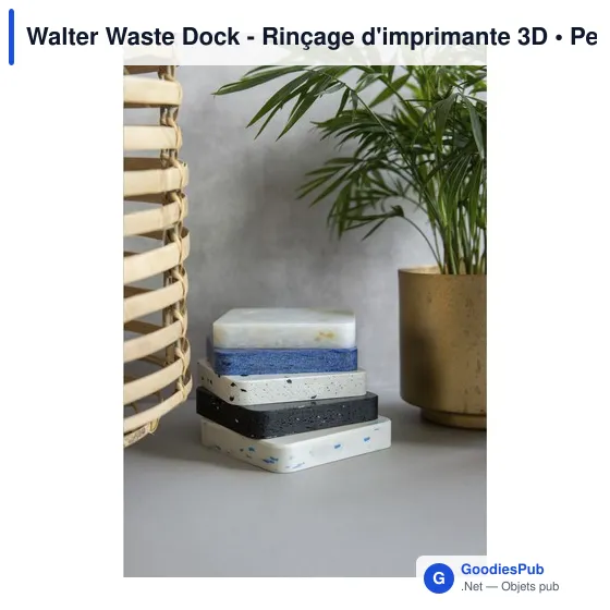 Chargeur sans fil personnalisable Walter Waste Dock avec logo - Image 7
