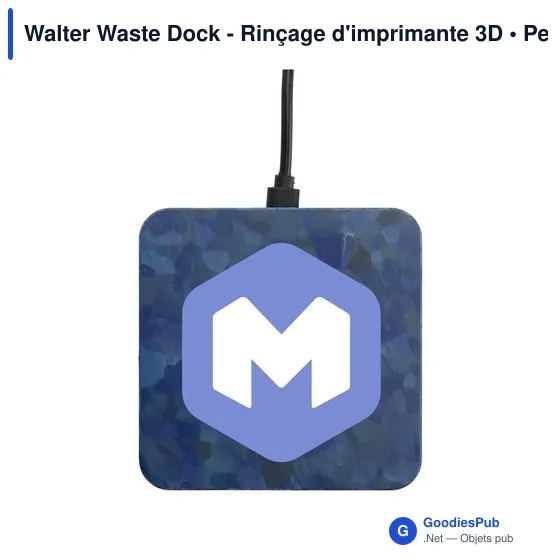 Chargeur sans fil personnalisable Walter Waste Dock avec logo - Image 9