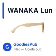WANAKA Lunettes de soleil étui bambou - Miniature 2