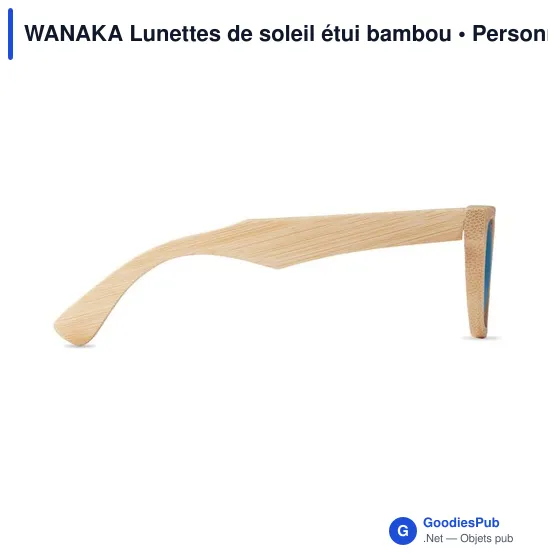 WANAKA Lunettes de soleil étui bambou - Image 2