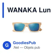 WANAKA Lunettes de soleil étui bambou - Miniature 4
