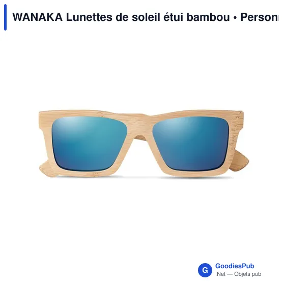 WANAKA Lunettes de soleil étui bambou - Image 4