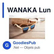 WANAKA Lunettes de soleil étui bambou - Miniature 6