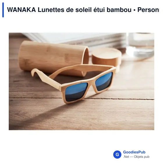 WANAKA Lunettes de soleil étui bambou - Image 7