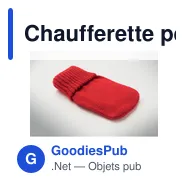 Chaufferette personnalisable en polyester tricot - WARMMUFFavec logo - Miniature 11