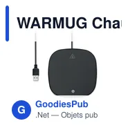 WARMUG Chauffe-tasse en ABS - Miniature 2