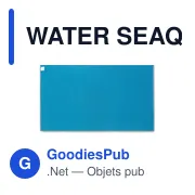 WATER SEAQUAL® serviette 100x170cm - Miniature 2
