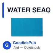 WATER SEAQUAL® serviette 100x170cm - Miniature 4