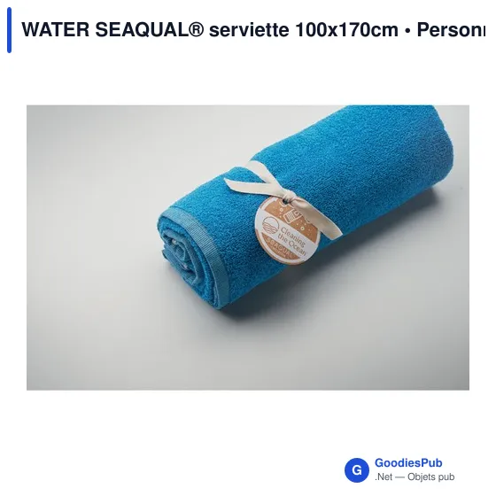 WATER SEAQUAL® serviette 100x170cm - Image 5