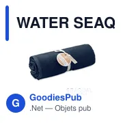 WATER SEAQUAL® serviette 100x170cm - Miniature 7
