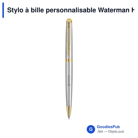 Stylo à bille personnalisable Waterman Hémisphère avec logo