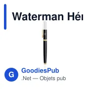 Stylo à bille personnalisable Waterman Hémisphère avec logo - Miniature 2