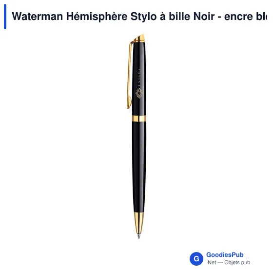 Stylo à bille personnalisable Waterman Hémisphère avec logo - Image 2