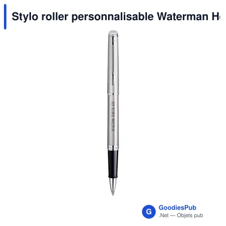 Stylo roller personnalisable Waterman Hémisphère avec logo