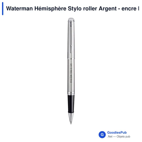 Stylo roller personnalisable Waterman Hémisphère avec logo - Image 1
