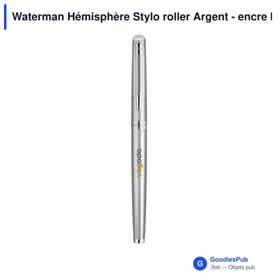 Stylo roller personnalisable Waterman Hémisphère avec logo - Image 2
