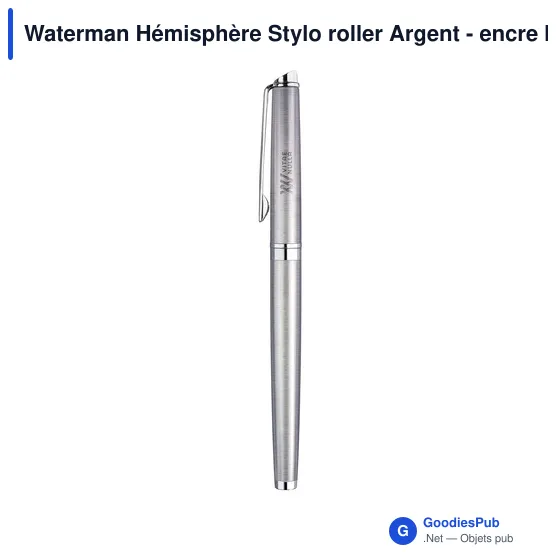 Stylo roller personnalisable Waterman Hémisphère avec logo - Image 3