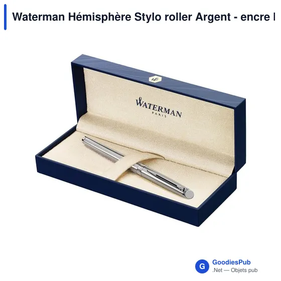 Stylo roller personnalisable Waterman Hémisphère avec logo - Image 4
