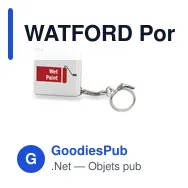 WATFORD Porte-clefs mètre de 1 m - Miniature 2