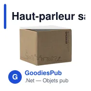 Haut-parleur sans fil personnalisable en bambou avec logo - Miniature 4