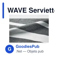 WAVE Serviette SEAQUAL® 100x170cm - Miniature 11
