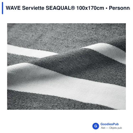 WAVE Serviette SEAQUAL® 100x170cm - Image 11