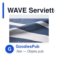 WAVE Serviette SEAQUAL® 100x170cm - Miniature 6