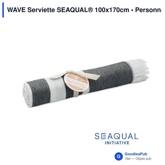 WAVE Serviette SEAQUAL® 100x170cm - Image 7
