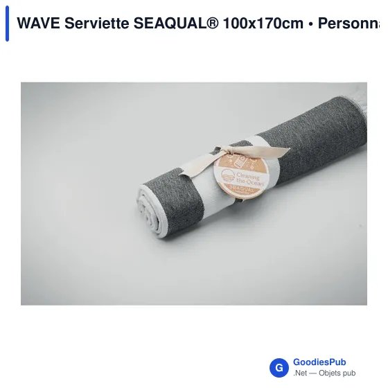 WAVE Serviette SEAQUAL® 100x170cm - Image 10