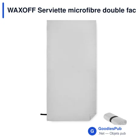 WAXOFF Serviette microfibre double fac